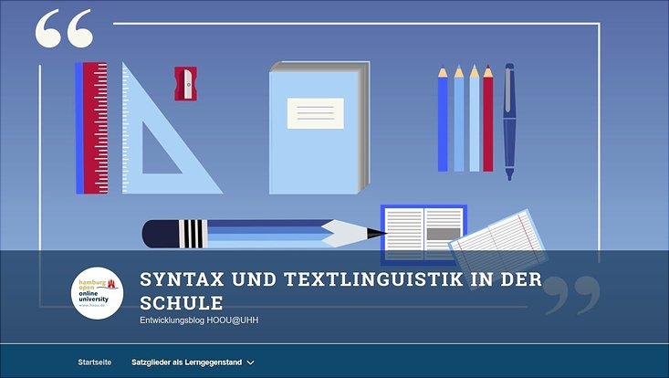 Screenshot Syntax und Textlinguistik Screenshot Syntax und Textlinguistik