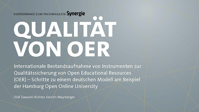 Teaser-Bild Sonderband Qualitaet OER