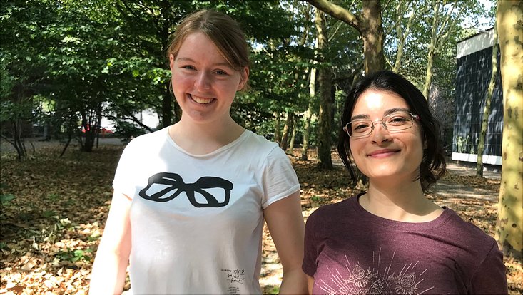 Neu im FÖJ: Larissa Möckel und Nicole Wolff