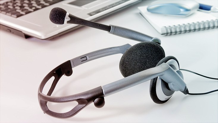 Headset und Computer