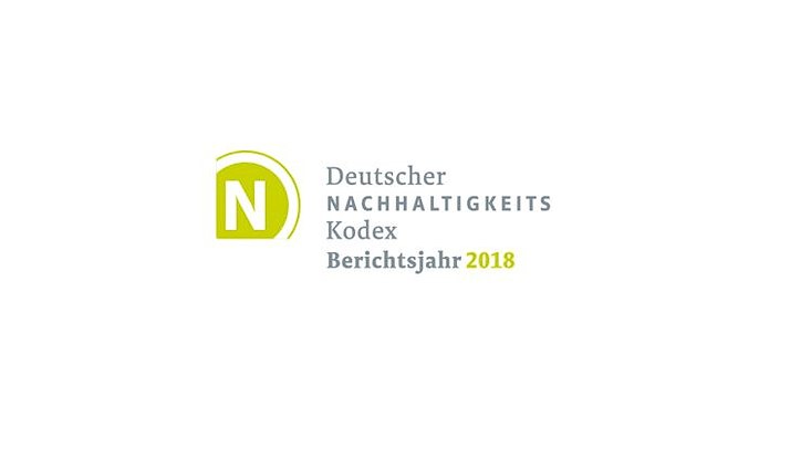 Das DNK-Logo: Deutscher Nachhaltigkeitskodex - Berichtsjahr 2018