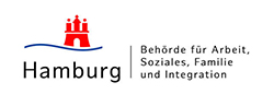 Logo der Behörde für Arbeit, Soziales, Familie und Integration Hamburg