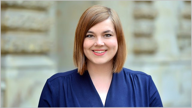 Foto von Wissenschaftssenatorin Katharina Fegebank, die die Schirmherrschaft des Netzwerkes übernimmt (mit Rand)